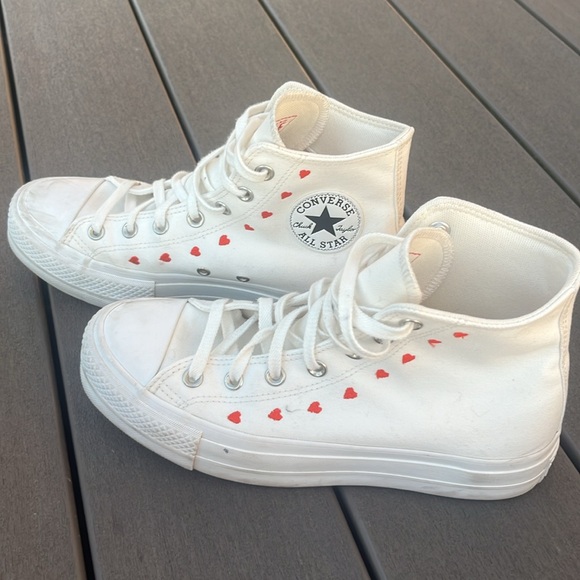 heart converse chuck taylor platform - Picture 6 of 7